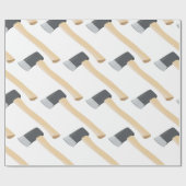 Realistische Ax Geschenkpapier (Flach)