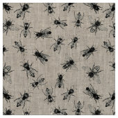 Realistische Bienenkolonie Illustriert Stoff (Nahaufnahme)