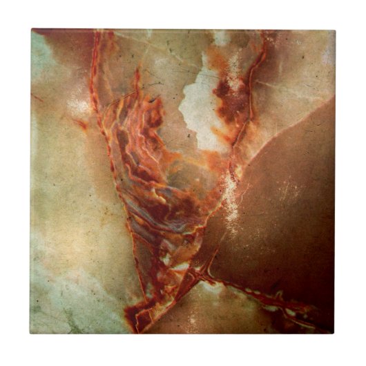 Realistische braune Imitate - Marmorsteinmuster 2 Fliese (Vorderseite)