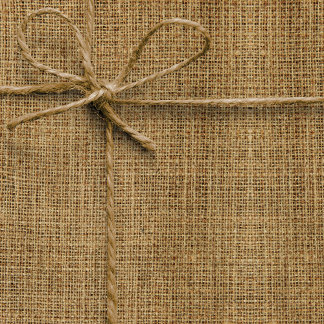Realistische Burlap Textur einfache rustikale Lich Geschenkpapier