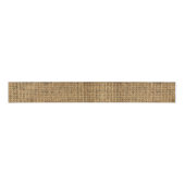Realistische Burlap Textur einfache rustikale Lich Ripsband (Vorderseite)