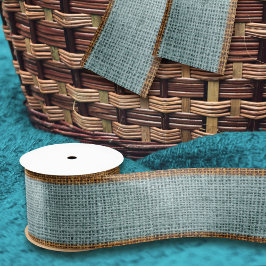 Realistische Burlap Textur einfache rustikale Seit Satinband