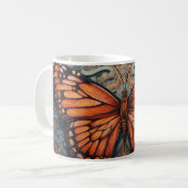 Realistische Butterfly-Design Keramik-Tasse Kaffeetasse (Vorderseite Links)