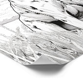 Realistische Dog-Erwachsenenfärbung Poster (Ecke)