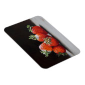 Realistische Erdbeeren Stillleben Ölgemälde Magnet (Rechte Seite)