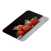 Realistische Erdbeeren Stillleben Ölgemälde Magnet (Linke Seite)