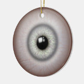 Realistische Eyeball-Keramik Runde Ornamente (Links)