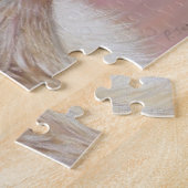 realistische Gemälde eines grauen Wolfs, der heult Puzzle (Seite)