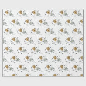 Realistische Goldtragödie Geschenkpapier (Flach)