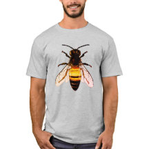 Realistische Honey Bee Art Illustration