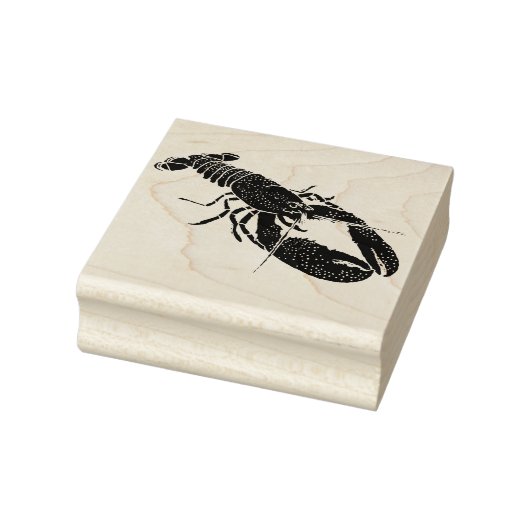 Realistische Hummer-Grafik Gummistempel (Stempel)
