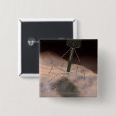 Realistische Illustration des Bakteriophages Button (Vorne & Hinten)