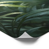 Realistische Illustration über das Roaring Leopard Poster (Ecke)