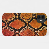 Realistische Imitat Schlange Hautfelle Case-Mate iPhone Hülle (Rückseite (Horizontal))