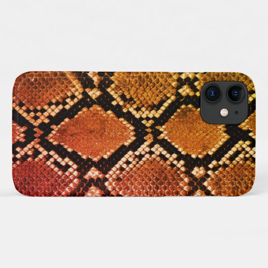 Realistische Imitat Schlange Hautfelle Case-Mate iPhone Hülle (Rückseite (Horizontal))