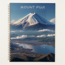 Realistische Landschaft mit Fuji Japan Reise