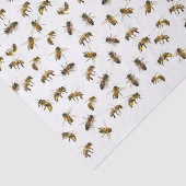 Realistische, lebensgroße Honigbienen Decoupage od Seidenpapier (Ausschnitt)