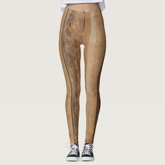 Realistische Leggings für Holzböden (Vorderseite)