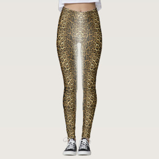 Realistische Leopardenleggings Leggings