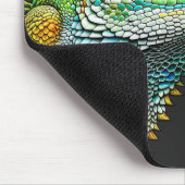 Realistische Lizard Iguana Personalisiert Mousepad (Ecke)