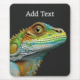 Realistische Lizard Iguana Personalisiert Mousepad