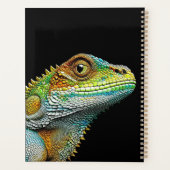 Realistische Lizard Iguana Personalisiert Planer (Rückseite)