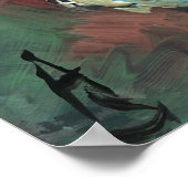 realistische Malerei, Spatzen Poster (Ecke)