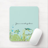 Realistische Meeresschildkröte-Mausunterlage Mousepad (Mit Mouse)