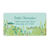 Realistische Meeresschildkröten: Rücksendeadresse (Vorne)