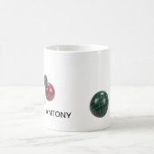 Realistische, moderne Harzbälle von Bocce personal Kaffeetasse (Mittel)