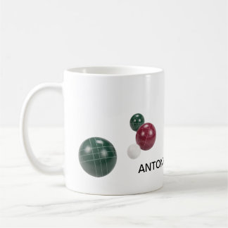 Realistische, moderne Harzbälle von Bocce personal Kaffeetasse