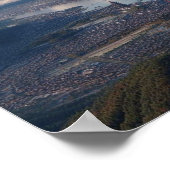 Realistische Mount Fuji Landschaft Japan Reisen Poster (Ecke)