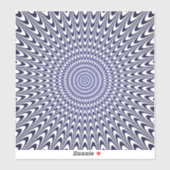 Realistische optische Täuschung Aufkleber (Blatt)