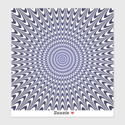 Realistische optische Täuschung Aufkleber (Blatt)