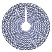 Realistische optische Täuschung Polyester Weihnachtsbaumdecke (Vorderseite)