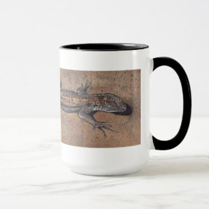 Realistische Reptilien-Tasse "Lizard on Sand" Tasse