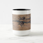 Realistische Reptilien-Tasse "Lizard on Sand" Tasse (Zentrum)