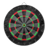 Realistische schwarze Pelzstruktur Dartscheibe (vorne)