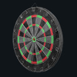Realistische schwarze Pelzstruktur Dartscheibe<br><div class="desc">Realistische schwarze Imitate Pelztextur mit rot-grünen Akzenten.</div>