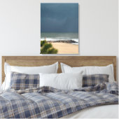 Realistische Seeküche Delaware Beach Rain Leinwanddruck (Insitu (Schlafzimmer))