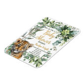 Realistische Tiger Cub Gender Neutral Baby Dusche Magnet (Linke Seite)