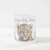 Realistische Tiger Cub Gender Neutral Baby Dusche Mattglastasse (Mittel)