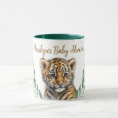 Realistische Tiger Cub Gender Neutral Baby Dusche Tasse (Zentrum)
