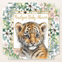 Realistische Tiger Cub Gender Neutral Baby Dusche