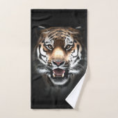 Realistische Tiger Wildlife Badhandtuch Set (Handtuch)
