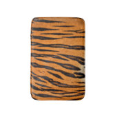 Realistische Tigerhautstruktur. Badematte (Vorderseite Vertikal)