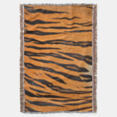Realistische Tigerhautstruktur. Decke (Vorderseite Vertikal)