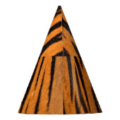 Realistische Tigerhautstruktur. Partyhütchen (Rückseite)