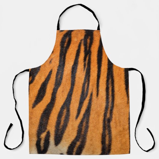 Realistische Tigerhautstruktur. Schürze (Vorderseite)