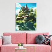 Realistische Topiary Art Natural Surreal Turtle Leinwanddruck (Insitu (Wohnzimmer))